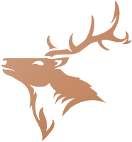 MacInnes Logo Icon of a golden stag
